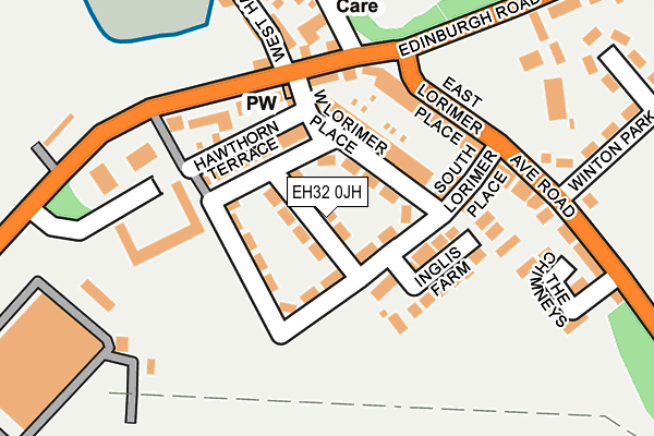 EH32 0JH map - OS OpenMap – Local (Ordnance Survey) EH32 0JH map - OS OpenMap – Local (Ordnance Survey)