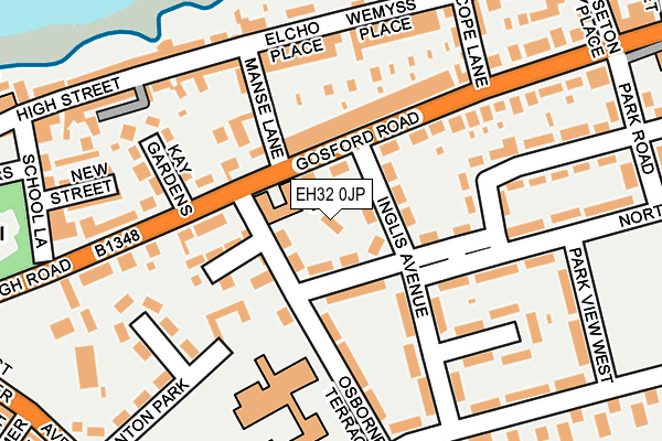 EH32 0JP map - OS OpenMap – Local (Ordnance Survey) EH32 0JP map - OS OpenMap – Local (Ordnance Survey)