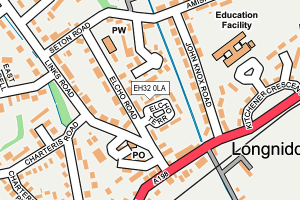 EH32 0LA map - OS OpenMap – Local (Ordnance Survey) EH32 0LA map - OS OpenMap – Local (Ordnance Survey)