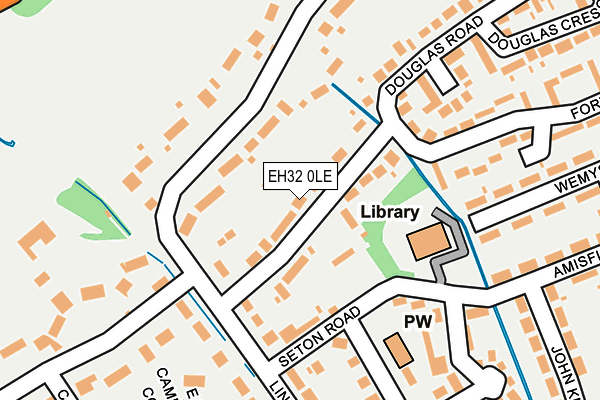 EH32 0LE map - OS OpenMap – Local (Ordnance Survey) EH32 0LE map - OS OpenMap – Local (Ordnance Survey)