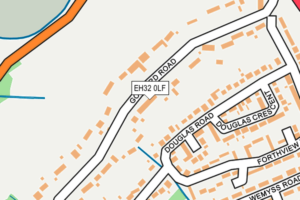 EH32 0LF map - OS OpenMap – Local (Ordnance Survey) EH32 0LF map - OS OpenMap – Local (Ordnance Survey)