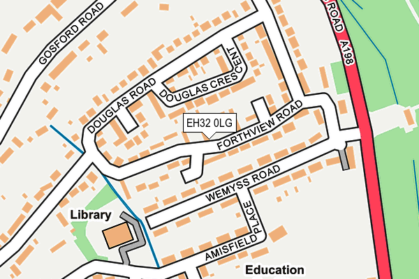 EH32 0LG map - OS OpenMap – Local (Ordnance Survey) EH32 0LG map - OS OpenMap – Local (Ordnance Survey)