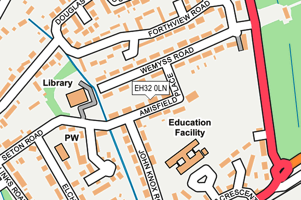 EH32 0LN map - OS OpenMap – Local (Ordnance Survey) EH32 0LN map - OS OpenMap – Local (Ordnance Survey)