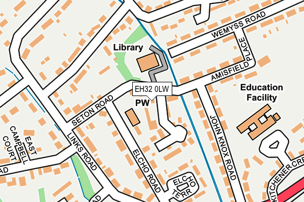 EH32 0LW map - OS OpenMap – Local (Ordnance Survey) EH32 0LW map - OS OpenMap – Local (Ordnance Survey)