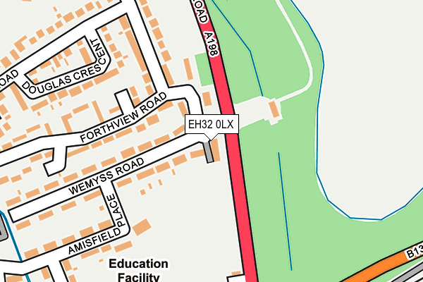 EH32 0LX map - OS OpenMap – Local (Ordnance Survey) EH32 0LX map - OS OpenMap – Local (Ordnance Survey)