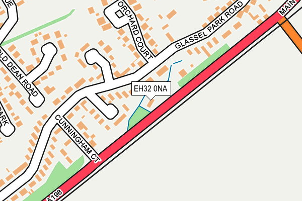 EH32 0NA map - OS OpenMap – Local (Ordnance Survey) EH32 0NA map - OS OpenMap – Local (Ordnance Survey)