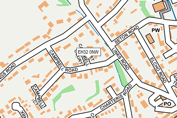 EH32 0NW map - OS OpenMap – Local (Ordnance Survey) EH32 0NW map - OS OpenMap – Local (Ordnance Survey)