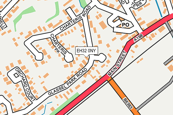 EH32 0NY map - OS OpenMap – Local (Ordnance Survey) EH32 0NY map - OS OpenMap – Local (Ordnance Survey)