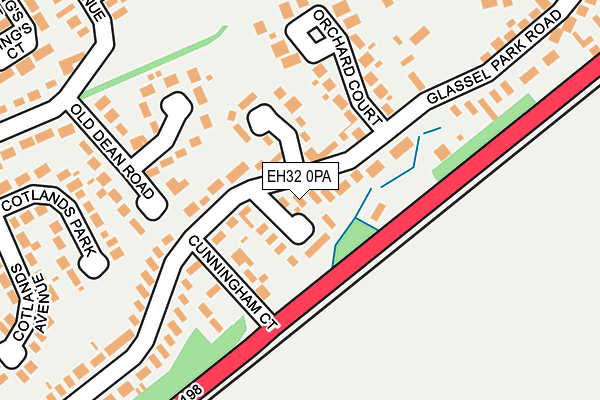 EH32 0PA map - OS OpenMap – Local (Ordnance Survey) EH32 0PA map - OS OpenMap – Local (Ordnance Survey)