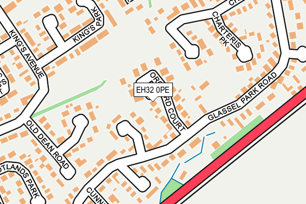 EH32 0PE map - OS OpenMap – Local (Ordnance Survey) EH32 0PE map - OS OpenMap – Local (Ordnance Survey)