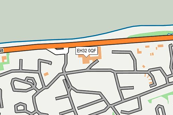 EH32 0QF map - OS OpenMap – Local (Ordnance Survey) EH32 0QF map - OS OpenMap – Local (Ordnance Survey)