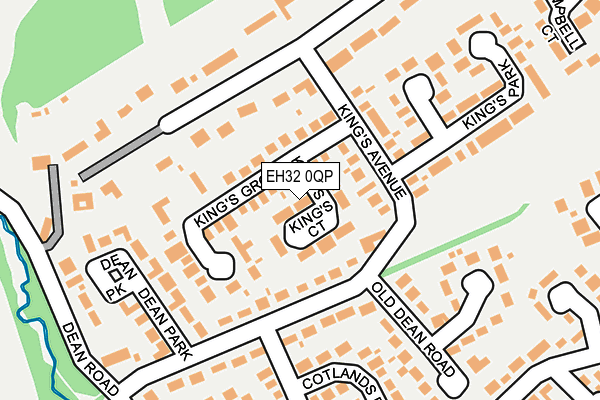EH32 0QP map - OS OpenMap – Local (Ordnance Survey) EH32 0QP map - OS OpenMap – Local (Ordnance Survey)