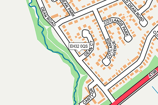 EH32 0QS map - OS OpenMap – Local (Ordnance Survey) EH32 0QS map - OS OpenMap – Local (Ordnance Survey)