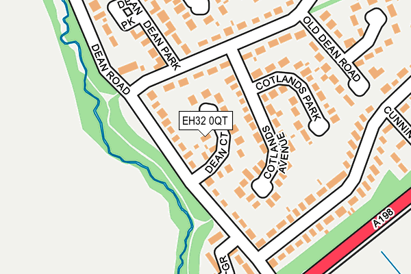 EH32 0QT map - OS OpenMap – Local (Ordnance Survey) EH32 0QT map - OS OpenMap – Local (Ordnance Survey)