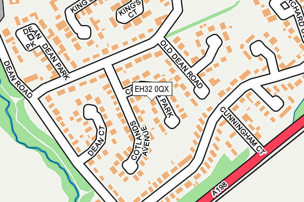 EH32 0QX map - OS OpenMap – Local (Ordnance Survey) EH32 0QX map - OS OpenMap – Local (Ordnance Survey)