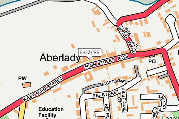 EH32 0RB map - OS OpenMap – Local (Ordnance Survey) EH32 0RB map - OS OpenMap – Local (Ordnance Survey)