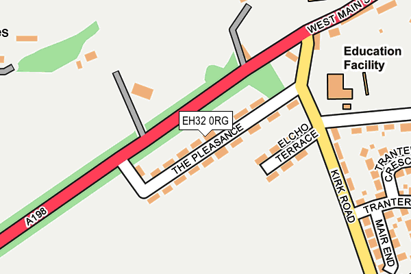EH32 0RG map - OS OpenMap – Local (Ordnance Survey) EH32 0RG map - OS OpenMap – Local (Ordnance Survey)