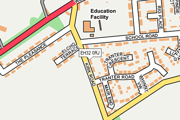 EH32 0RJ map - OS OpenMap – Local (Ordnance Survey) EH32 0RJ map - OS OpenMap – Local (Ordnance Survey)