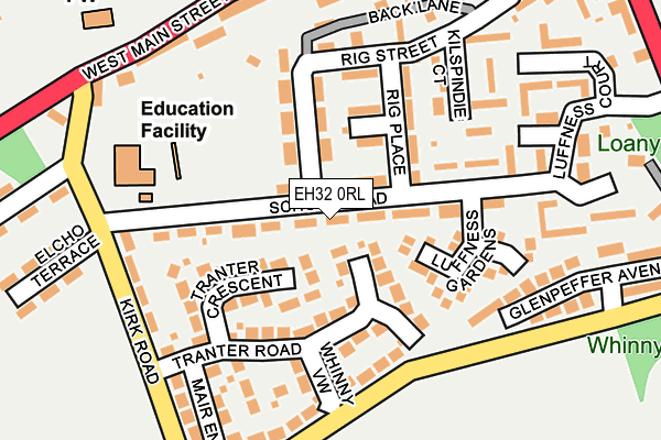 EH32 0RL map - OS OpenMap – Local (Ordnance Survey) EH32 0RL map - OS OpenMap – Local (Ordnance Survey)