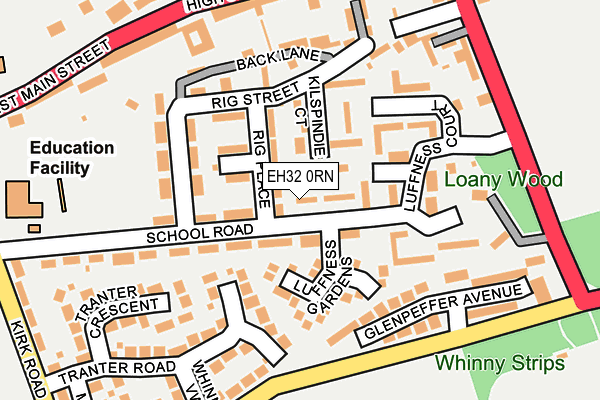 EH32 0RN map - OS OpenMap – Local (Ordnance Survey) EH32 0RN map - OS OpenMap – Local (Ordnance Survey)