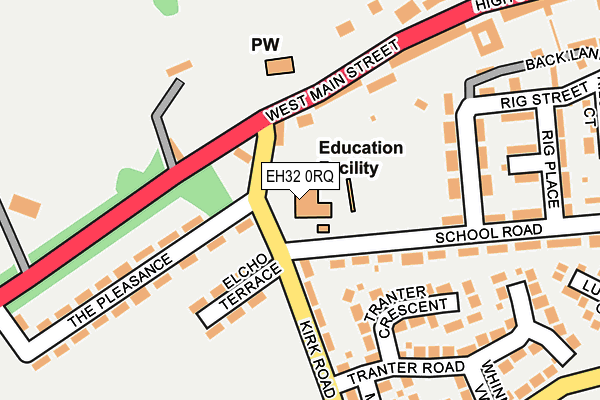 EH32 0RQ map - OS OpenMap – Local (Ordnance Survey) EH32 0RQ map - OS OpenMap – Local (Ordnance Survey)