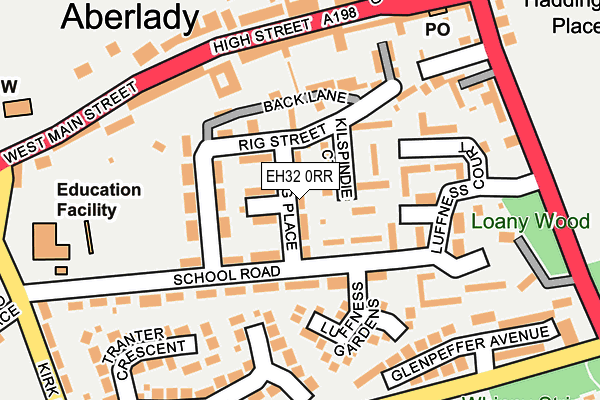 EH32 0RR map - OS OpenMap – Local (Ordnance Survey) EH32 0RR map - OS OpenMap – Local (Ordnance Survey)