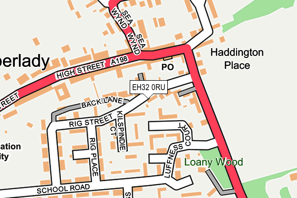 EH32 0RU map - OS OpenMap – Local (Ordnance Survey) EH32 0RU map - OS OpenMap – Local (Ordnance Survey)