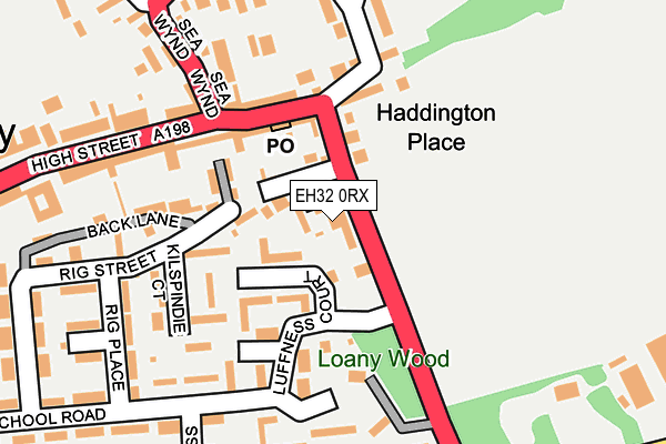 EH32 0RX map - OS OpenMap – Local (Ordnance Survey) EH32 0RX map - OS OpenMap – Local (Ordnance Survey)