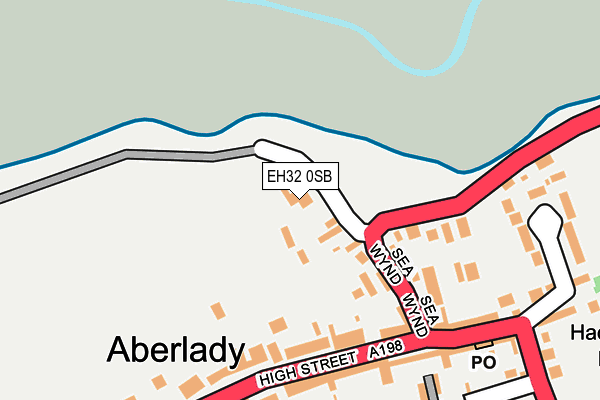 EH32 0SB map - OS OpenMap – Local (Ordnance Survey) EH32 0SB map - OS OpenMap – Local (Ordnance Survey)