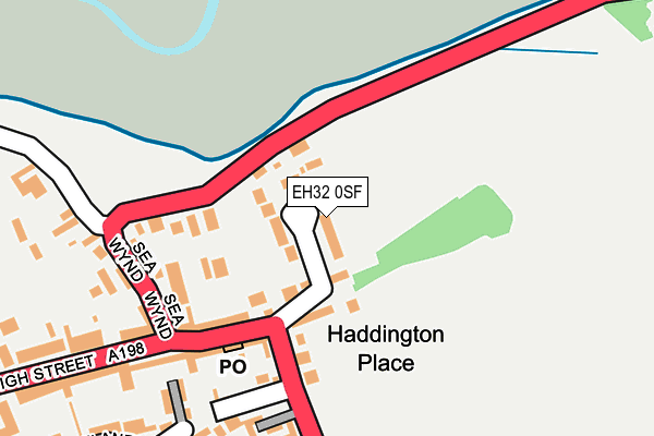 EH32 0SF map - OS OpenMap – Local (Ordnance Survey) EH32 0SF map - OS OpenMap – Local (Ordnance Survey)
