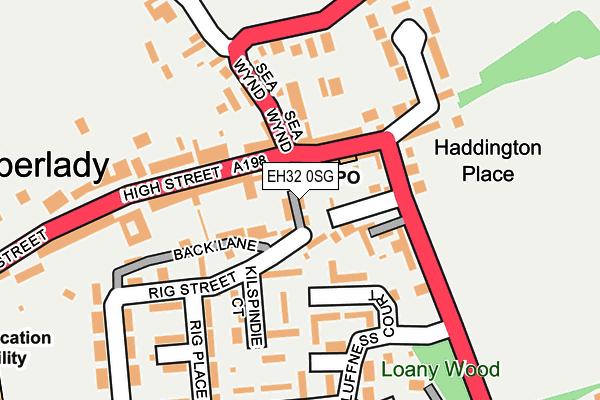 EH32 0SG map - OS OpenMap – Local (Ordnance Survey) EH32 0SG map - OS OpenMap – Local (Ordnance Survey)