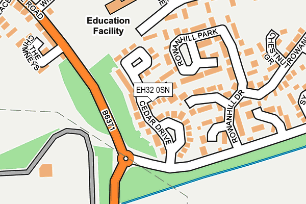 EH32 0SN map - OS OpenMap – Local (Ordnance Survey) EH32 0SN map - OS OpenMap – Local (Ordnance Survey)