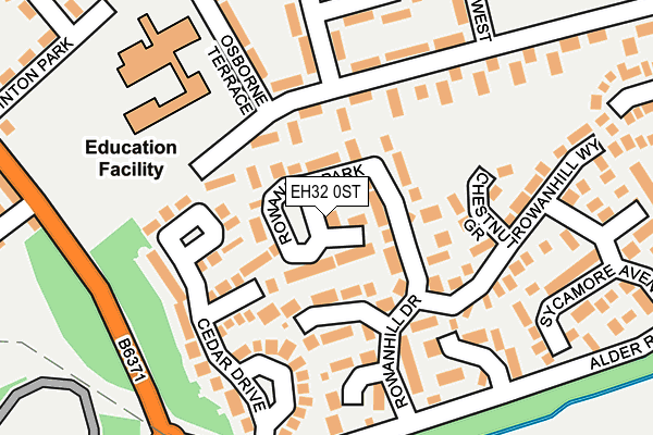 EH32 0ST map - OS OpenMap – Local (Ordnance Survey) EH32 0ST map - OS OpenMap – Local (Ordnance Survey)