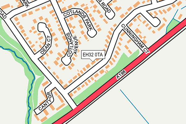 EH32 0TA map - OS OpenMap – Local (Ordnance Survey) EH32 0TA map - OS OpenMap – Local (Ordnance Survey)