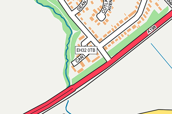EH32 0TB map - OS OpenMap – Local (Ordnance Survey) EH32 0TB map - OS OpenMap – Local (Ordnance Survey)