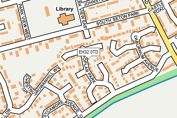 EH32 0TD map - OS OpenMap – Local (Ordnance Survey) EH32 0TD map - OS OpenMap – Local (Ordnance Survey)