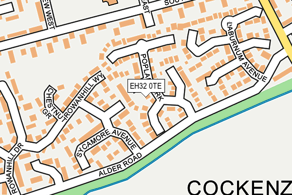 EH32 0TE map - OS OpenMap – Local (Ordnance Survey) EH32 0TE map - OS OpenMap – Local (Ordnance Survey)