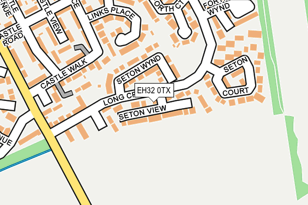 EH32 0TX map - OS OpenMap – Local (Ordnance Survey) EH32 0TX map - OS OpenMap – Local (Ordnance Survey)