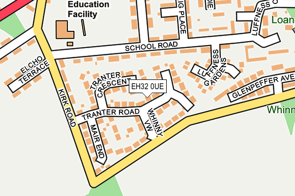 EH32 0UE map - OS OpenMap – Local (Ordnance Survey) EH32 0UE map - OS OpenMap – Local (Ordnance Survey)
