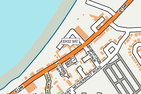 EH32 9AT map - OS OpenMap – Local (Ordnance Survey) EH32 9AT map - OS OpenMap – Local (Ordnance Survey)