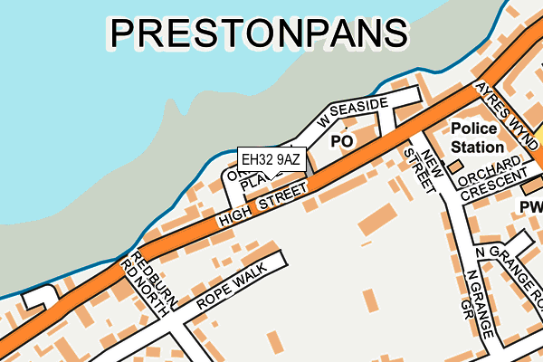 EH32 9AZ map - OS OpenMap – Local (Ordnance Survey) EH32 9AZ map - OS OpenMap – Local (Ordnance Survey)