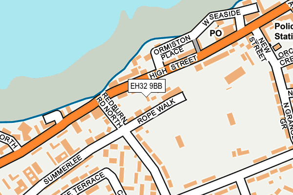 EH32 9BB map - OS OpenMap – Local (Ordnance Survey) EH32 9BB map - OS OpenMap – Local (Ordnance Survey)