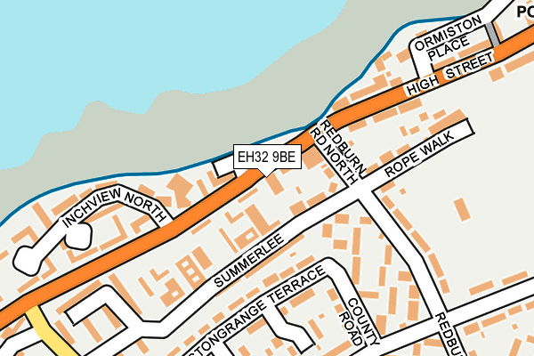EH32 9BE map - OS OpenMap – Local (Ordnance Survey) EH32 9BE map - OS OpenMap – Local (Ordnance Survey)