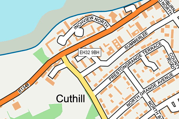 EH32 9BH map - OS OpenMap – Local (Ordnance Survey) EH32 9BH map - OS OpenMap – Local (Ordnance Survey)