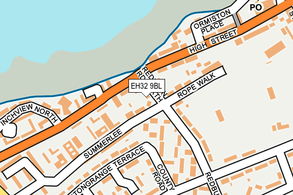 EH32 9BL map - OS OpenMap – Local (Ordnance Survey) EH32 9BL map - OS OpenMap – Local (Ordnance Survey)