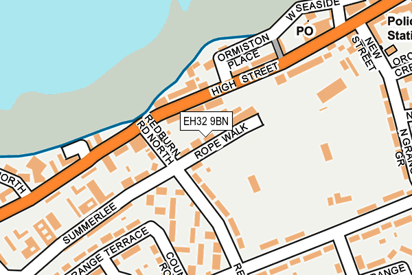 EH32 9BN map - OS OpenMap – Local (Ordnance Survey) EH32 9BN map - OS OpenMap – Local (Ordnance Survey)