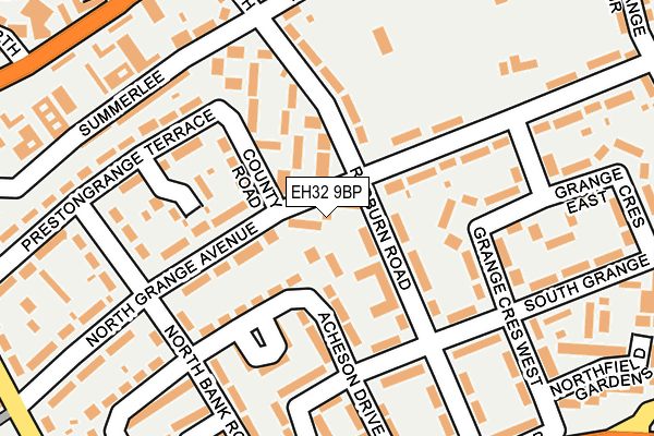 EH32 9BP map - OS OpenMap – Local (Ordnance Survey) EH32 9BP map - OS OpenMap – Local (Ordnance Survey)