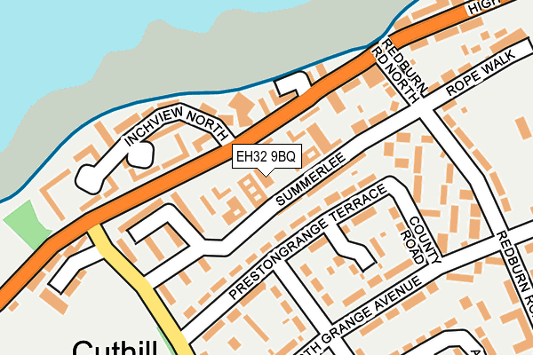 EH32 9BQ map - OS OpenMap – Local (Ordnance Survey) EH32 9BQ map - OS OpenMap – Local (Ordnance Survey)