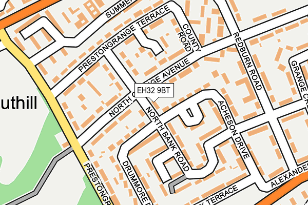EH32 9BT map - OS OpenMap – Local (Ordnance Survey) EH32 9BT map - OS OpenMap – Local (Ordnance Survey)