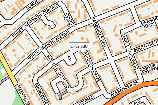 EH32 9BU map - OS OpenMap – Local (Ordnance Survey) EH32 9BU map - OS OpenMap – Local (Ordnance Survey)